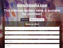 Tablet Screenshot of munchmedia.com